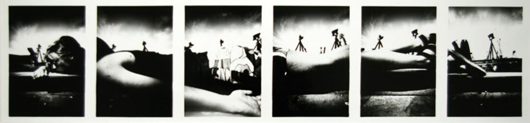 Thomas Kellner: Sixtorama Nr 10, 1994, bw-print, 54 x 11,5 cm / 21,1" x 4,5", edition 10+1