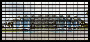 49#49, Brasilia, Palacio da Alvorada, Front, 2009, C-Print, 91 x 42 cm, edition 9+2/3+1