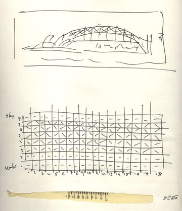 Sketch for 88#05 Harbour Bridge, Sydney