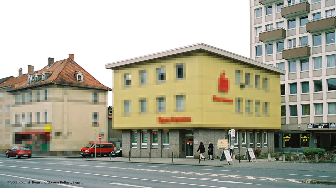 Thomas Kellner: Giessen-facades, SparkasseGiessen, 2004,