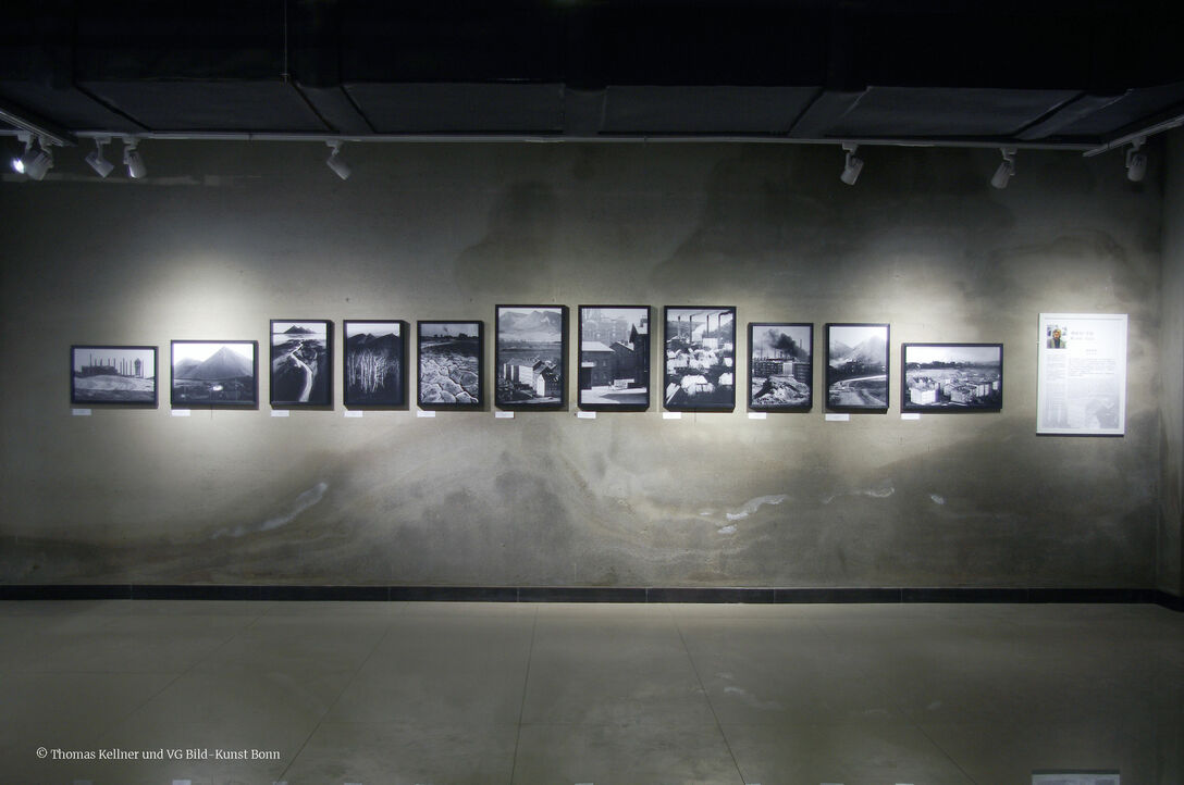 Michal Cala (Poland) at the exhibition Transition, Third Term International Photography Festival Liaoning in Beizhen, curated by Thomas Kellner