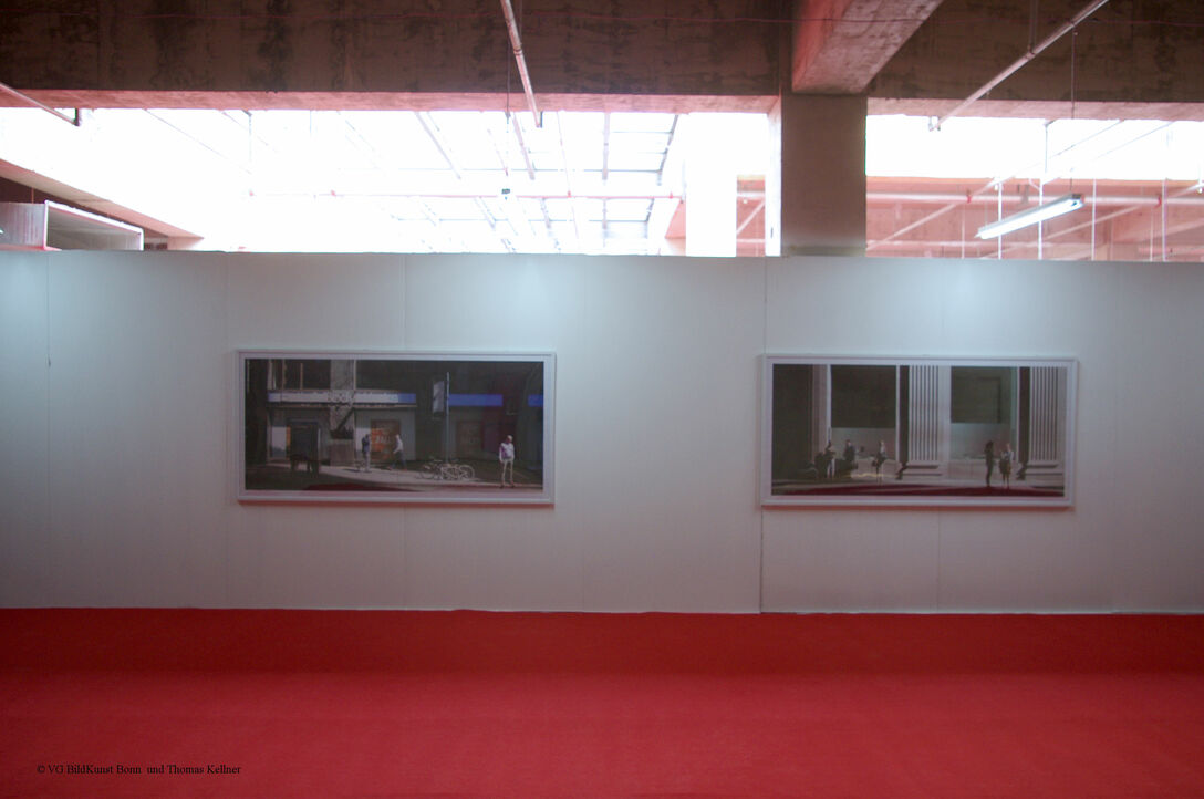 Installation of the exhibition "Image Architecture", Hefei, Peoples Republic of China, 2018