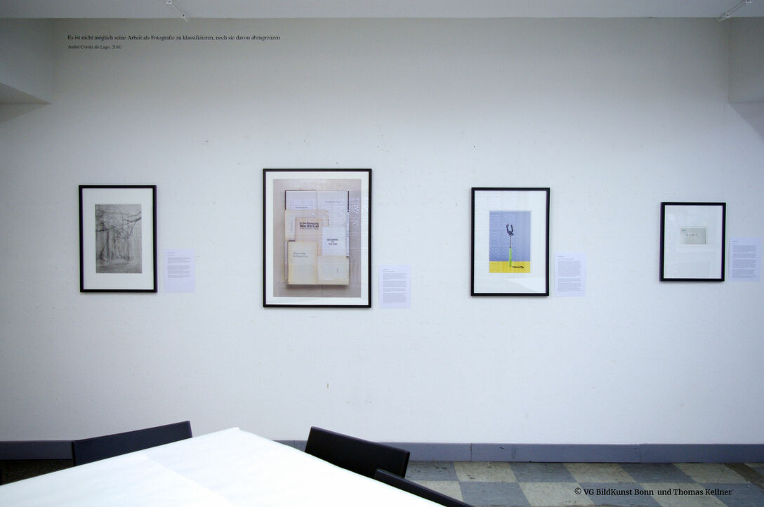 Ausstellungsansicht der Ausstellung "Photo Trouvée" im Atelier Thomas Kellner