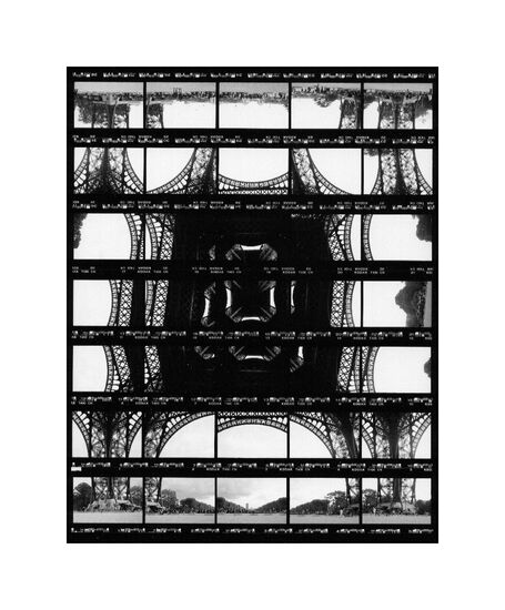 02#06 Paris, Eiffel Tower, 1997, BW-Print, 19,5 x 25,0 cm / 7,6" x 9,8"edition 10 + 3