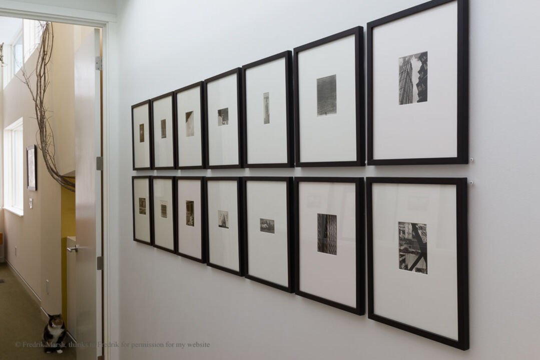 Installation of Actual Size - Contact Prints