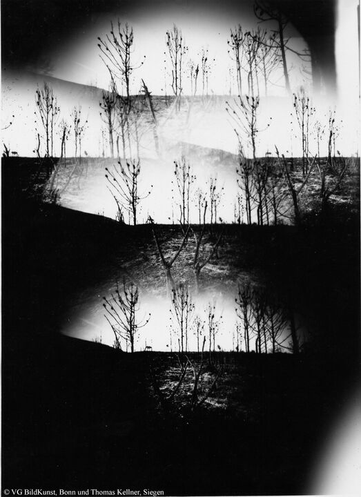 Thomas Kellner: Tierra quemada, obscure, photographies from the ashes Nr. 5, 1993, BW-Print, 16,4x23,5cm/6,4"x9,2", edition 10+2
