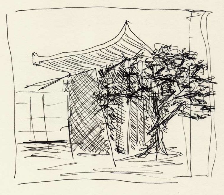 Thomas Kellner: Sketch for: 49#10 Brasilia, Biblioteca da Universidade de Brasilia, 2007