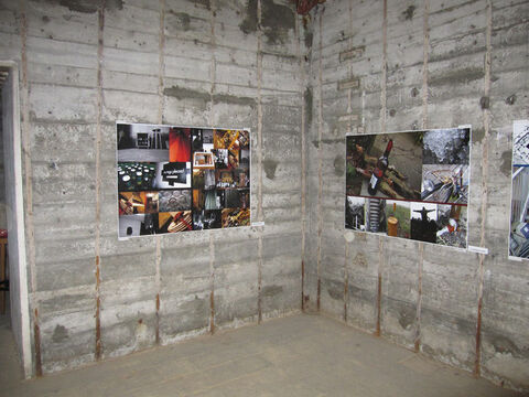 Artworks exposition into the Giessens Bunker, 2010