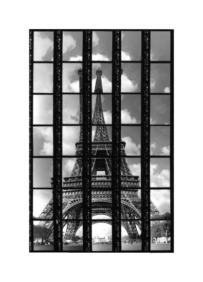 02#09 Paris, Eiffel Tower, 1997, BW-Print, 17,5 x 27,0 cm / 6,8" x 10,5" edition 10 + 3