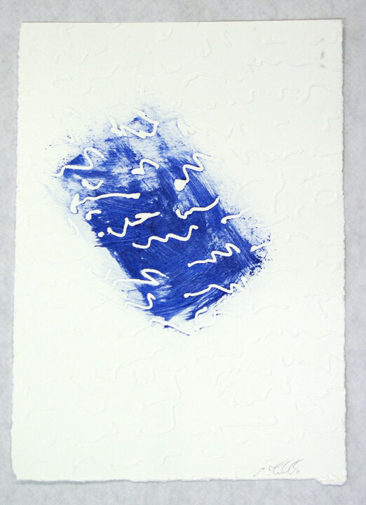 Jockheck, Manfred: ohne Titel, Prägedruck, 2015, 20 x 27 cm