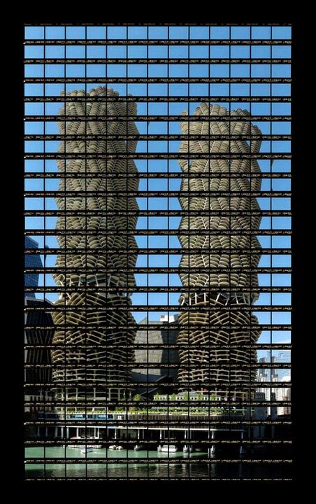 Thomas Kellner: 39#09 Chicago, Marina Towers, 2003, C-Print, 49,0x83,8cm/19,1"x32,7", edition 20+3