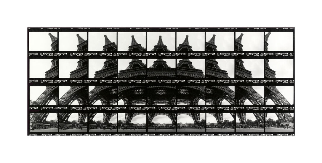 02#05 Paris, Eiffel Tower, 1997, BW-Print, 34,2 x 14,0 cm / 13,3" x 5,4" edition 10 + 3