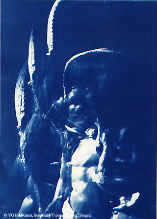 Thomas Kellner: Lost Memories No. 4, 1997, Cyanotype, 16,4x23,5 cm/6,4"x9,2", edition 10+3