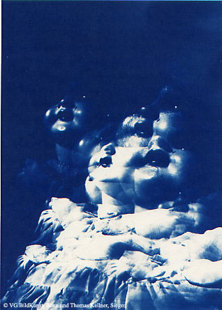 Thomas Kellner: Lost Memories No. 7, 1997, Cyanotype, 16,4x23,5 cm/6,4"x9,2", edition 10+3