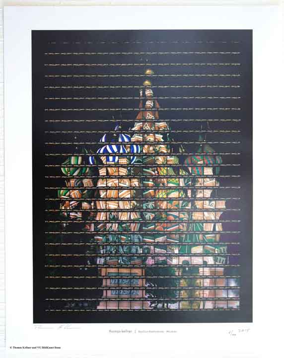 Limited offset print of St. Basil's Cathedral by Thomas Kellner