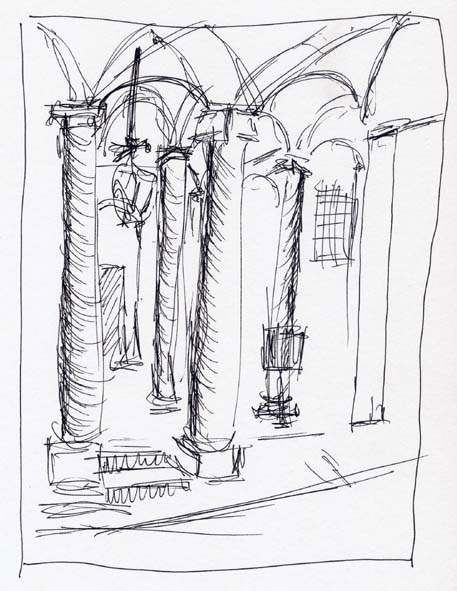 Thomas Kellner: scetch for 47#13 Genova, Palazzo Doria, 2005