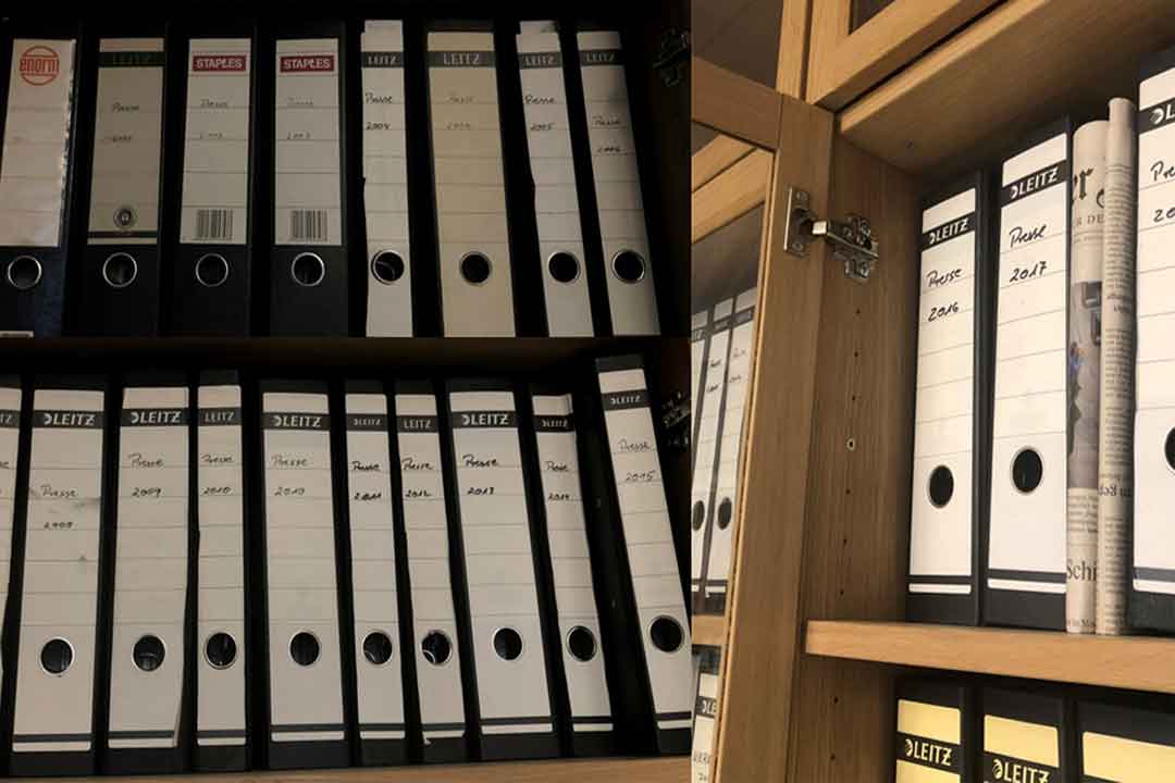 All the press files since the beginning of my career