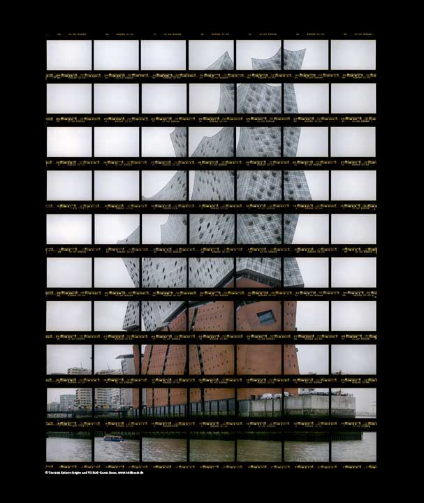 96#09, Hamburg, Elbphilharmonie Hamburg, Westseite, 2021, C-Print, 26,5 cm x 35 cm, 10,43'' x 13,78'', edition 3+1 (architects: Herzog & deMeuron)