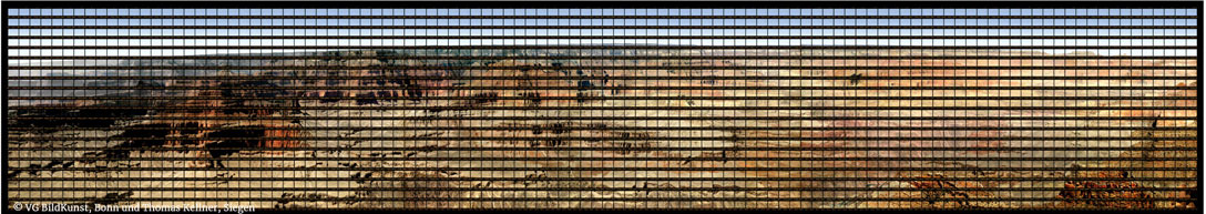 Thomas Kellner: 86#01 Grand Canyon, 2014, C-Print, 416cm x 75cm / 163,78'' x 29,53'', edition 3+1, starts at 25000 EUR plus framing